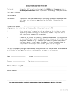 occupiers-waiver-form-template