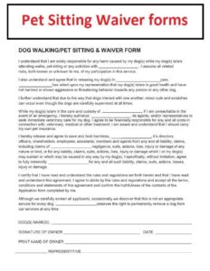 pet-sitting-waiver-template