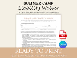 summer-camp-liability-waiver-template