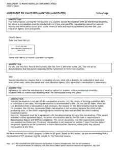 waiver-for-special-education-template