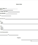 Editable Vet Excuse Note Template Doc Sample