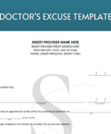 Free Custom Eye Doctor Excuse Note Template Pdf