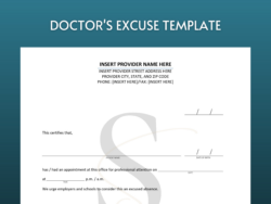 Free Custom Eye Doctor Excuse Note Template Pdf