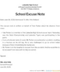 Free  Family Member In Hospital Work Excuse Template Pdf