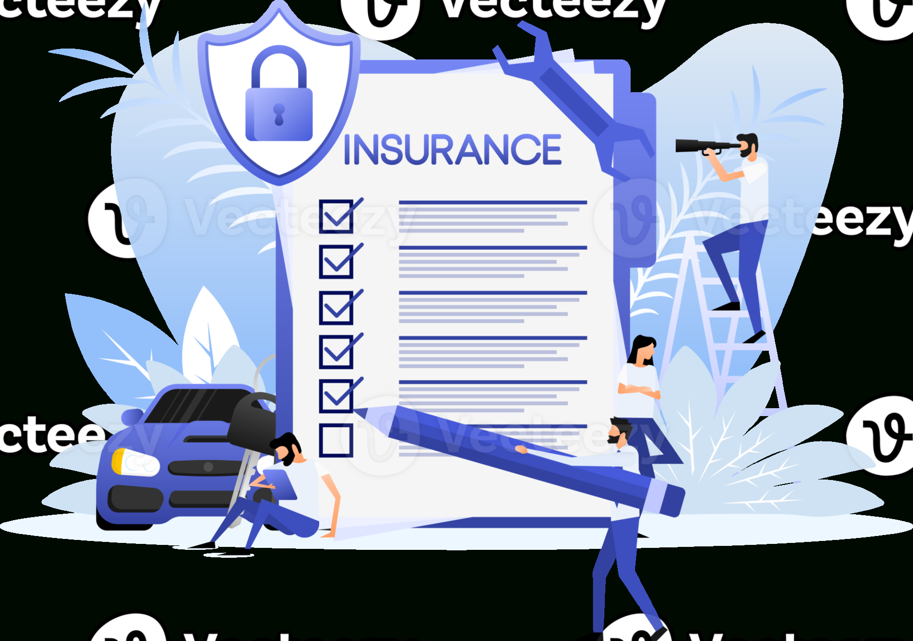 Blank Car Insurance Document Template Word