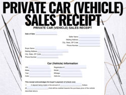 Custom Car Selling Document Template Pdf Sample