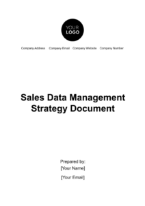 Custom Company Information Document Template Pdf