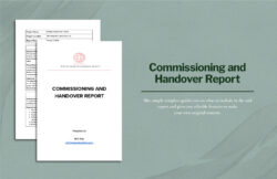 Custom Employee Handover Document Template  Sample