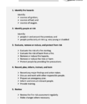 Custom Fire Risk Assessment Document Template Excel