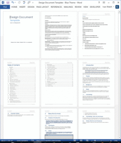 Editable Technical Specification Document Template  Sample