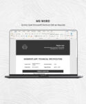 Free Blank Technical Specification Document Template Word