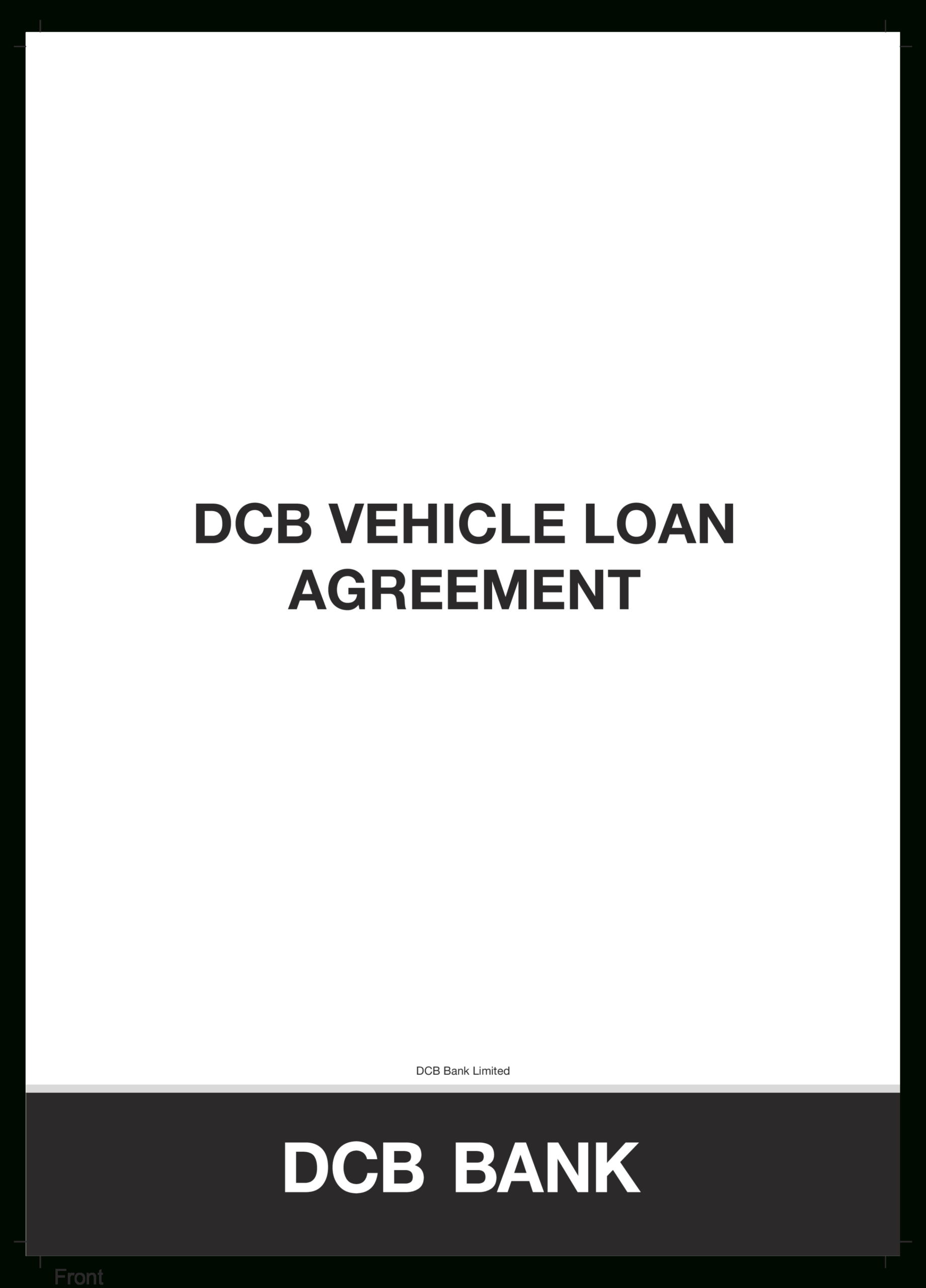 Free Custom Car Loan Document Template Excel