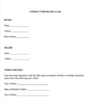 Free Custom Car Selling Document Template Pdf