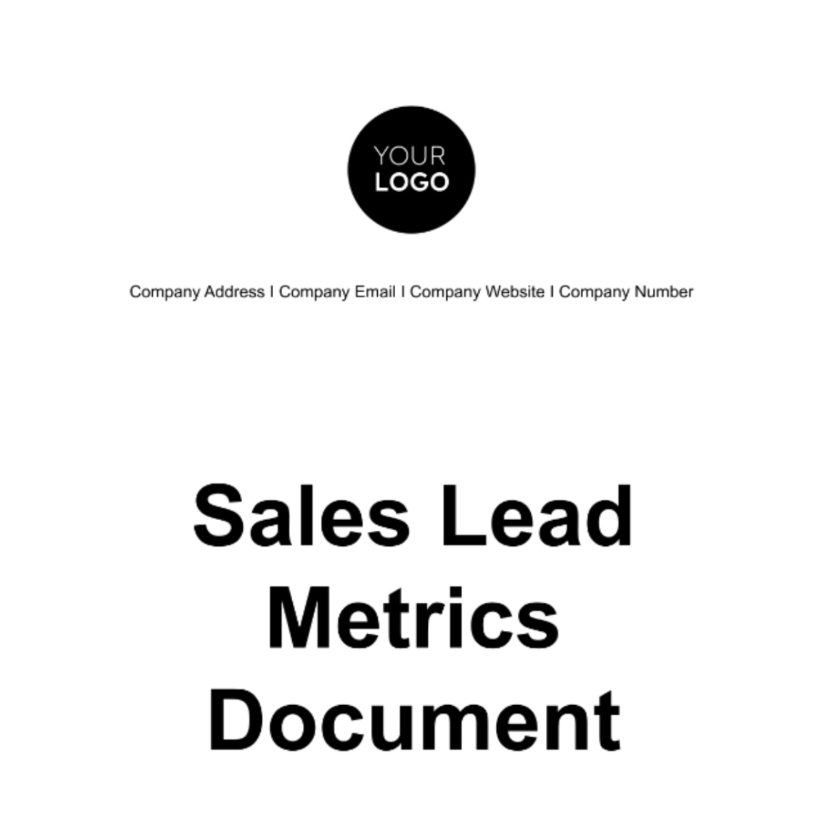 Free Custom Company Information Document Template Excel