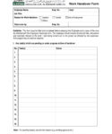 Free Custom Resignation Handover Document Template Excel