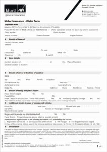 Free Editable Car Insurance Document Template