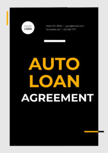 Free Printable Car Loan Document Template Word