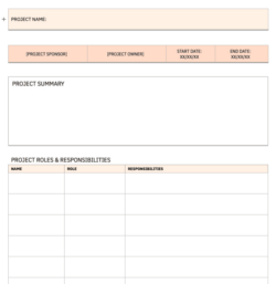 Printable Employee Handover Document Template Word Sample