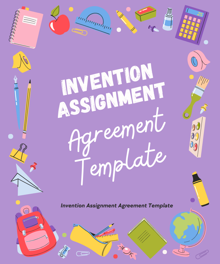 Invention Assignment Agreement Template