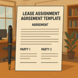 Lease Assignment Agreement Template