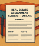 Real Estate Assignment Contract Template