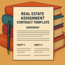 Real Estate Assignment Contract Template