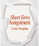Short Term Assignment Letter Template