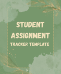 Student Assignment Tracker Template