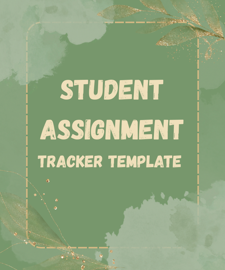 Student Assignment Tracker Template