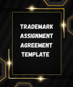 Trademark Assignment Agreement Template