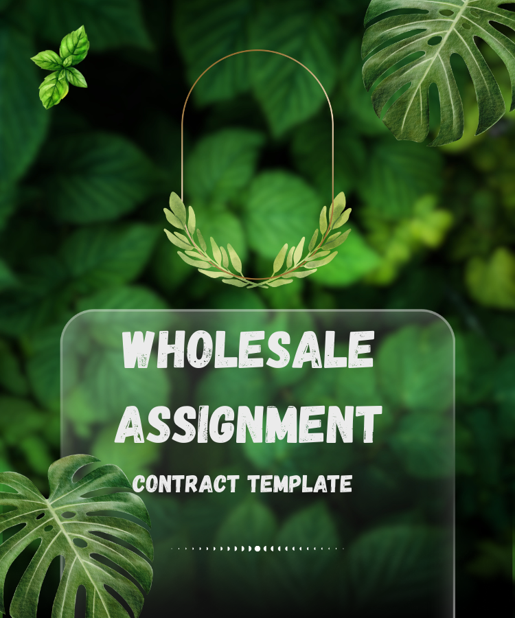 Wholesale Assignment Contract Template