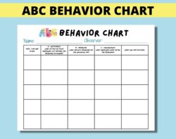 Behavior Chart Template For Parents behavior-chart-template-for-parents