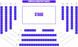 Free Auditorium Seating Chart Template free-auditorium-seating-chart-template