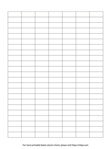 Printable Blank 7 Column Chart Template printable-blank-7-column-chart-template