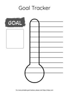 printable-thermometer-goal-chart-template