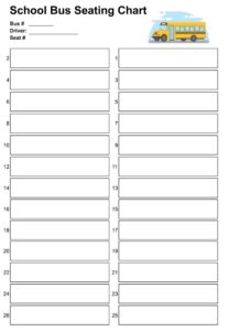 School Bus Seating Chart Template school-bus-seating-chart-template