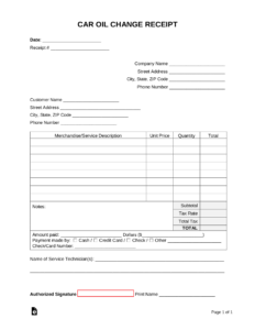 free-oil-change-receipt-template