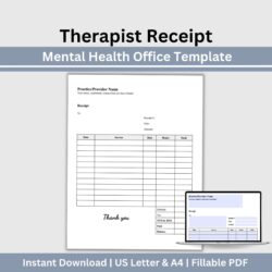Mental Health Therapy Receipt Template mental-health-therapy-receipt-template