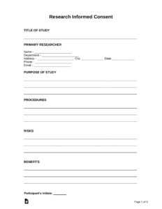 Informed Consent Document Template informed-consent-document-template