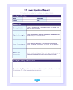 investigation-management-document-template
