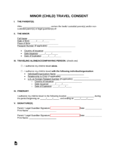 minor-travel-consent-document-template