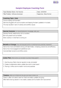 performance-coaching-document-template
