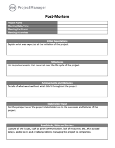 Post Mortem Document Template post-mortem-document-template