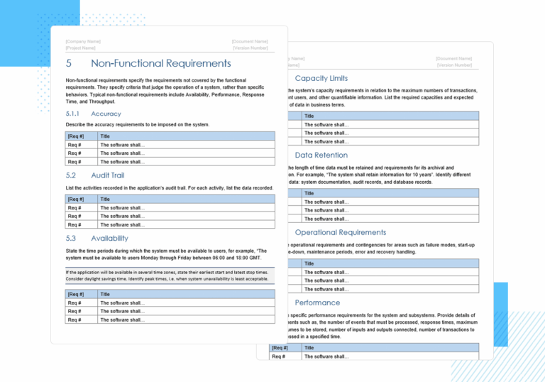 Functional Design Specification Document Template
