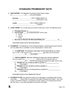 promissory-note-document-template