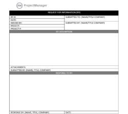 request-for-information-document-template