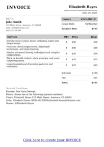 Receipt Template for a Violin receipt-template-for-a-violin