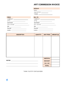 Receipt Template for Art Commission receipt-template-for-art-commission