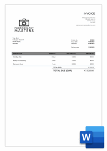 Receipt Template For Freelance Photographer receipt-template-for-freelance-photographer