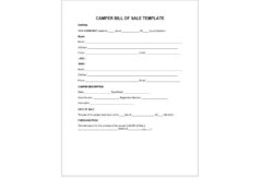 Used Caravan Sales Receipt Template used-caravan-sales-receipt-template